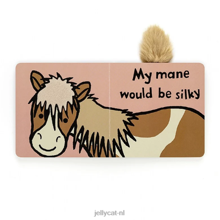 Jellycat Als ik een pony was meerkleurig boek NJJ68707 boek