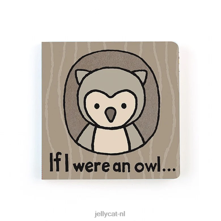Jellycat Als ik een uil was meerkleurig boek NJJ68699 boek