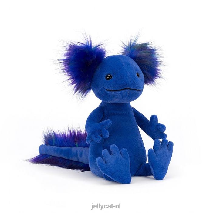 Jellycat Andie axolotl blauw NJJ68123 speelgoed-