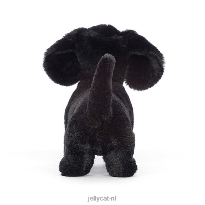 Jellycat Freddie worsthond zwart NJJ68721 speelgoed-