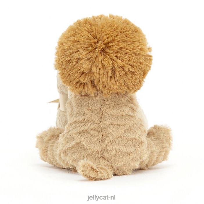 Jellycat Fuddlewuddle leeuw fopspeen geel NJJ68689 speelgoed-