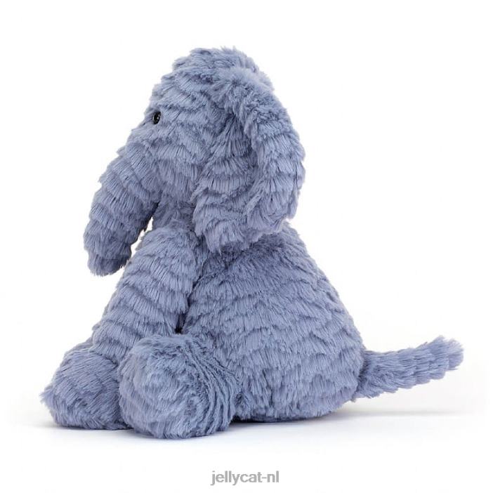 Jellycat Fuddlewuddle olifant blauw NJJ68498 speelgoed-