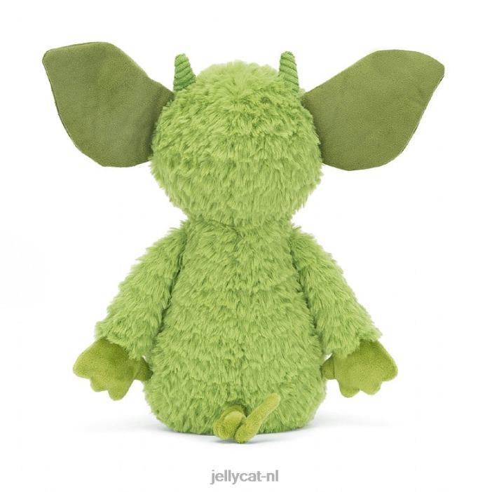 Jellycat Grizzo gremlin groen NJJ68153 speelgoed-