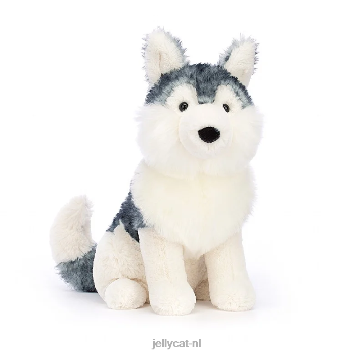 Jellycat Jackson husky grijs en wit NJJ68632 speelgoed-