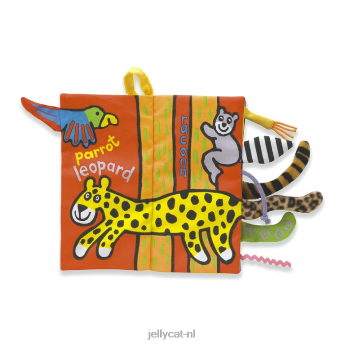 Jellycat Jungly Tails boek meerkleurig NJJ68754 boek