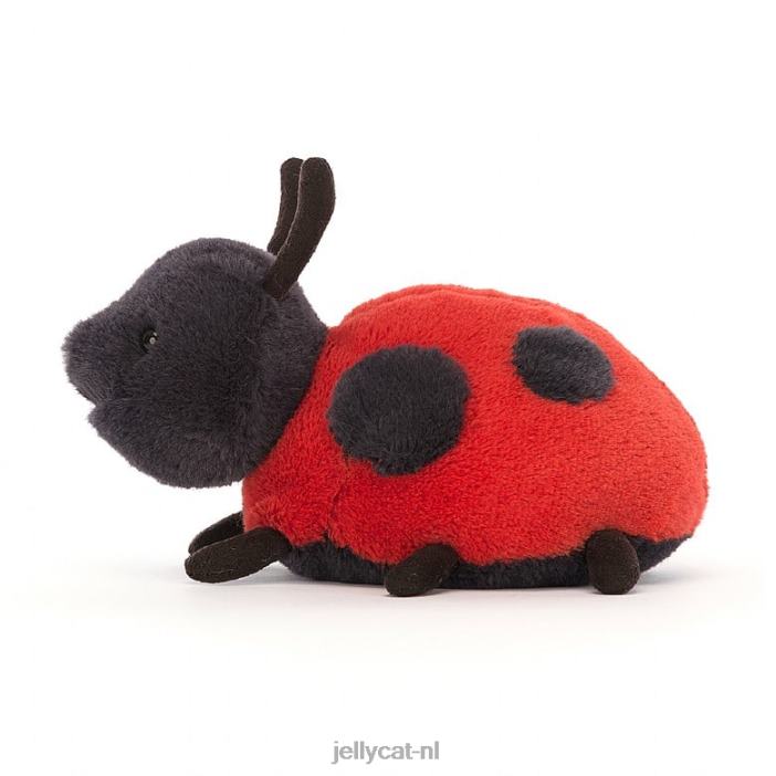 Jellycat Layla lieveheersbeestje rood NJJ68129 speelgoed-