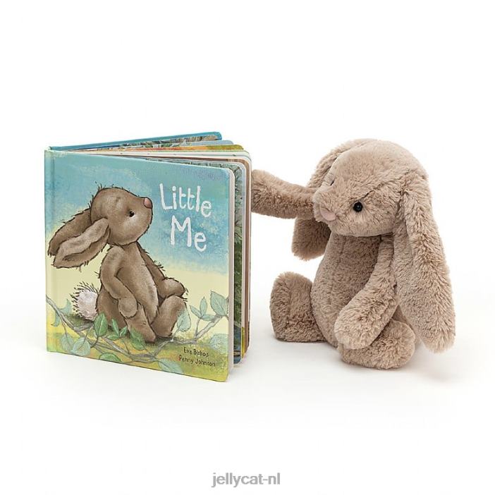 Jellycat Little Me Book en verlegen konijntje beige NJJ68714 boek