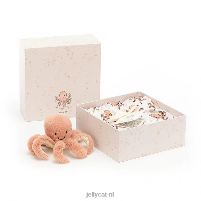 Jellycat Odell Octopus cadeauset meerkleurig NJJ68749 speelgoed-
