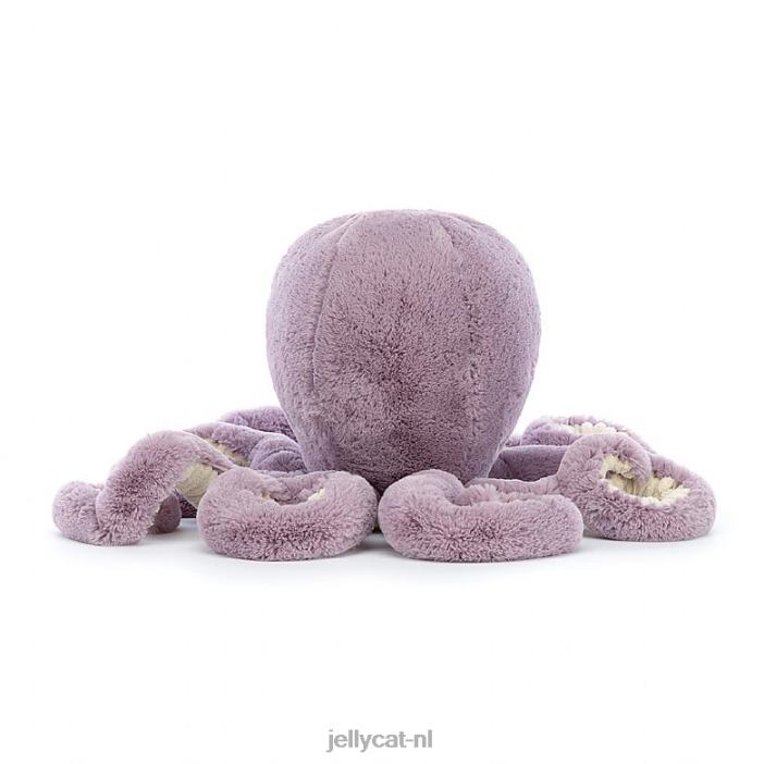Jellycat Odell octopus abrikoos NJJ68459 speelgoed-