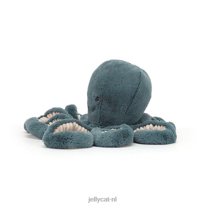Jellycat Odell octopus abrikoos NJJ68459 speelgoed-