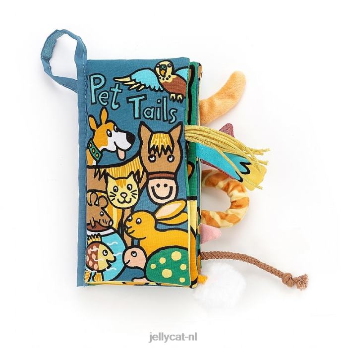 Jellycat Pet Tails boek meerkleurig NJJ68731 boek