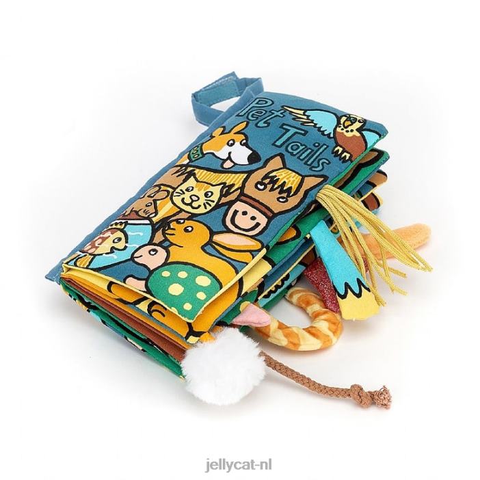 Jellycat Pet Tails boek meerkleurig NJJ68731 boek