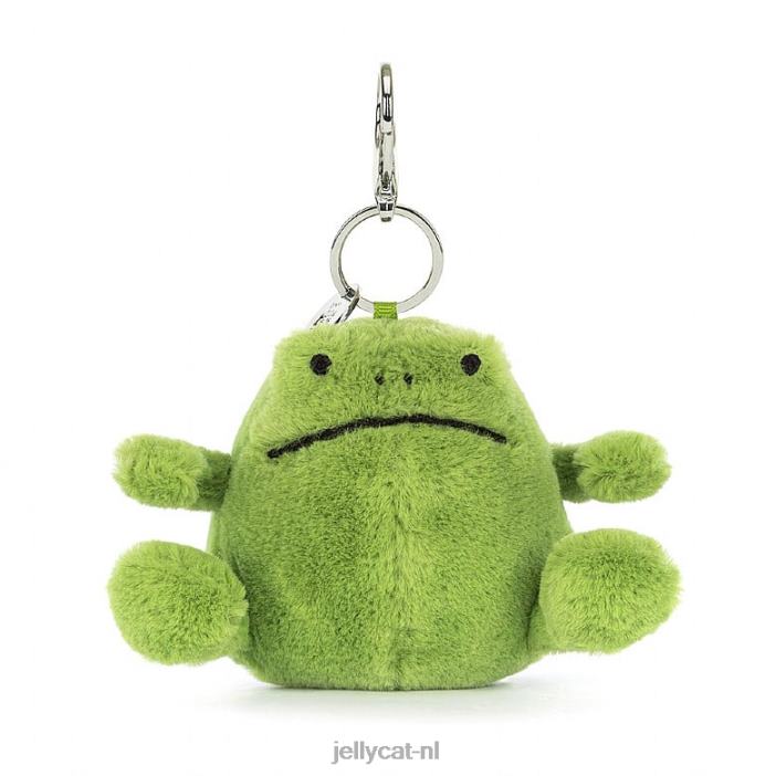 Jellycat Ricky Rain frog tasbedel groen NJJ68358 accessoire