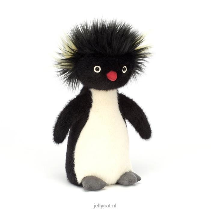Jellycat Ronnie Rockhopper Penguin zwart en crème NJJ687 speelgoed-