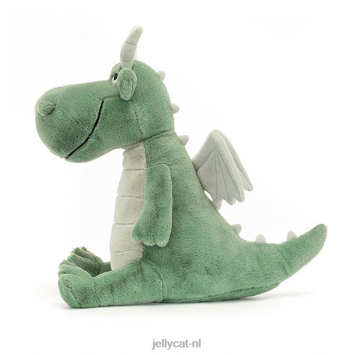 Jellycat adon draak groen NJJ68583 speelgoed-