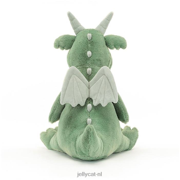 Jellycat adon draak groen NJJ68583 speelgoed-