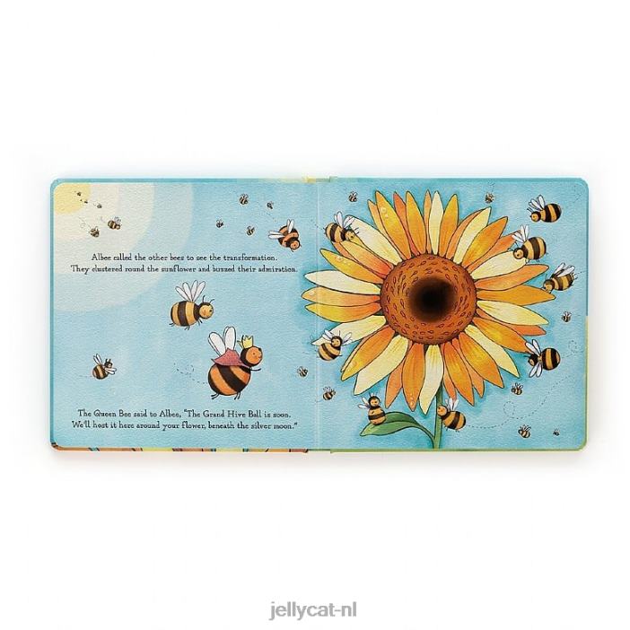 Jellycat albee en het grote zadenboek meerkleurig NJJ68782 boek