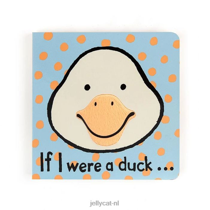 Jellycat als ik een eendboek was en een tuimelende eend meerkleurig NJJ68807 boek