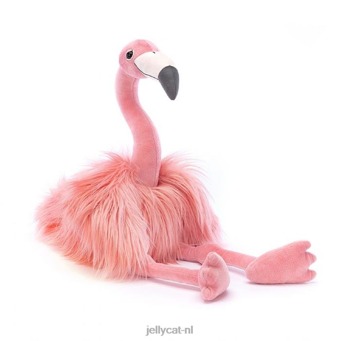 Jellycat als ik een flamingoboek en rosario flamingo multi-colour was NJJ68797 boek