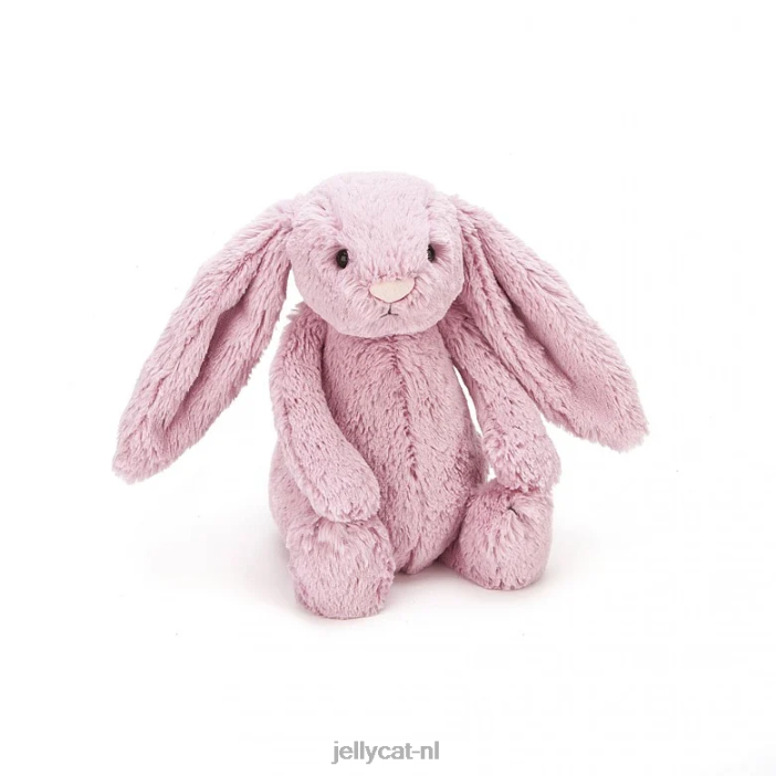 Jellycat als ik een konijnenboek was en een verlegen tulpkonijnroze NJJ68705 boek