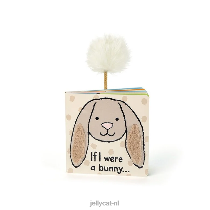 Jellycat als ik een konijntje was meerkleurig boek NJJ68686 boek
