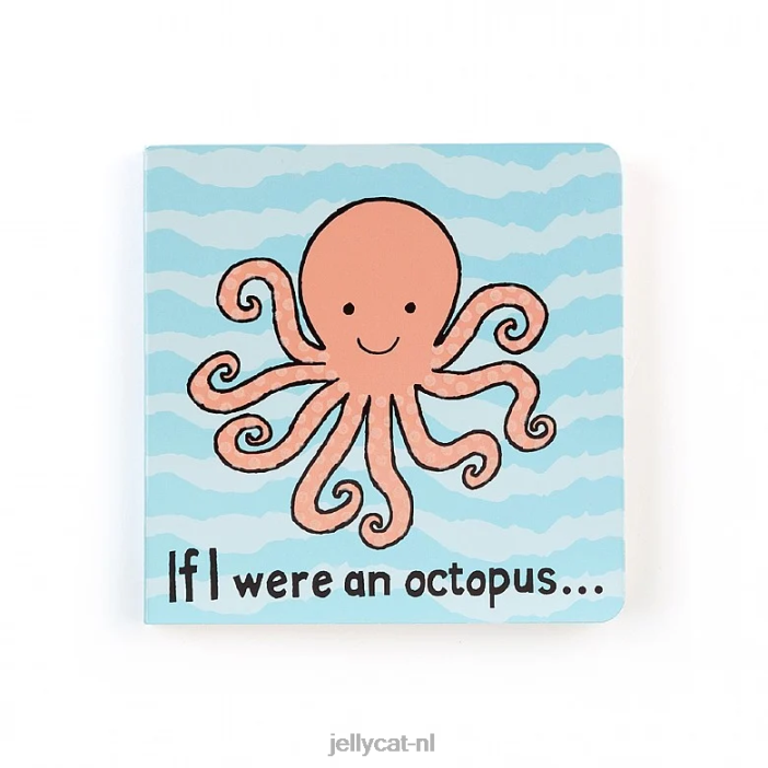 Jellycat als ik een octopus was meerkleurig boek NJJ68760 boek