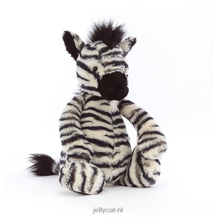 Jellycat als ik een zebrakartonboek was en een verlegen zebra zwart en wit NJJ68796 boek