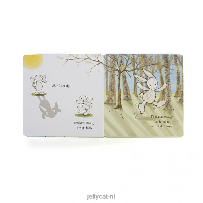 Jellycat als ik groot ben meerkleurig boek NJJ68694 boek