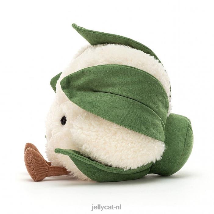 Jellycat amusant bloemkoolwit NJJ68599 speelgoed-