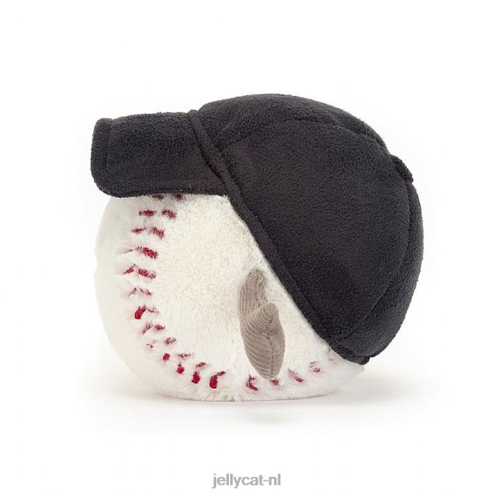 Jellycat amusant sporthonkbal wit NJJ6876 speelgoed-
