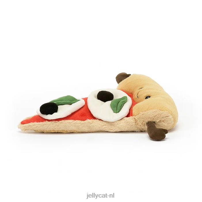 Jellycat amusant stuk pizza veelkleurig NJJ68198 speelgoed-
