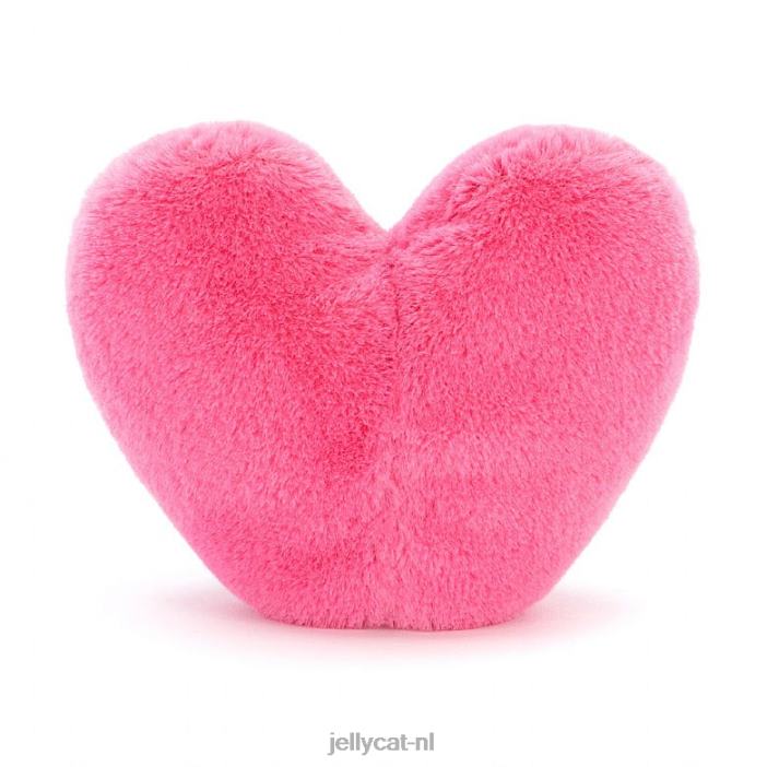 Jellycat amusant warm hart roze NJJ6822 speelgoed-