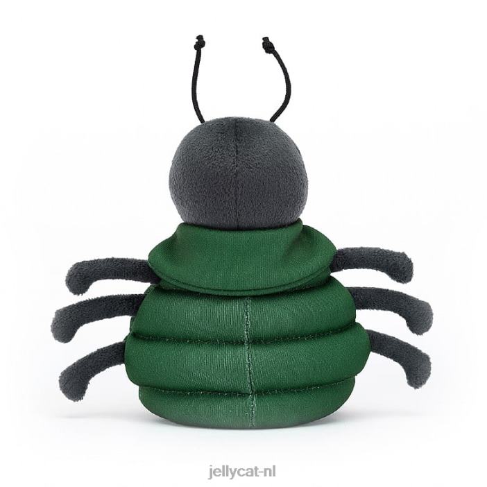 Jellycat anoraknid spin zwart NJJ68377 speelgoed-