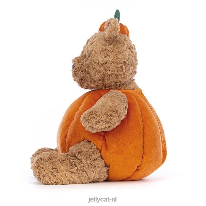 Jellycat bartholomeus beer pompoen bruin NJJ68177 speelgoed-
