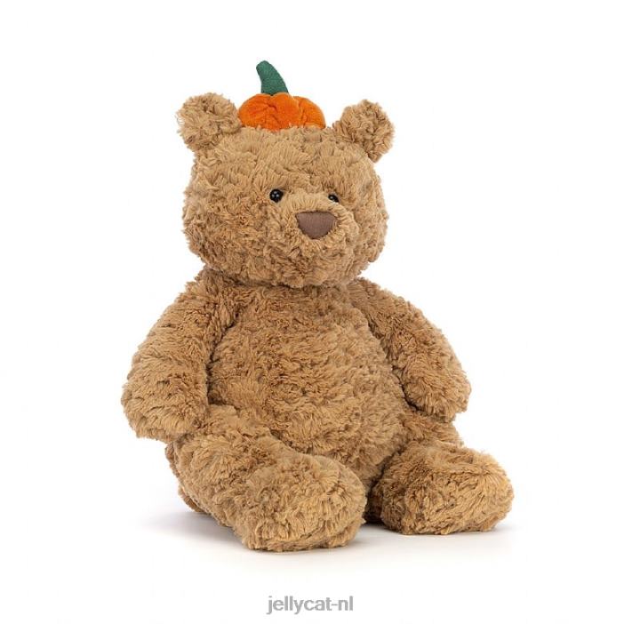 Jellycat bartholomeus beer pompoen bruin NJJ68177 speelgoed-