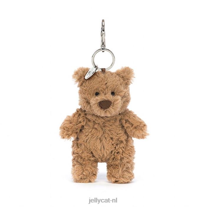 Jellycat bartholomew beer tas bedel bruin NJJ6815 accessoire