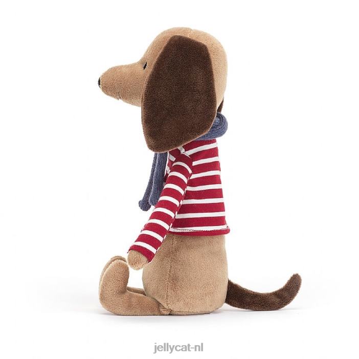 Jellycat beatnik buddy worsthond bruin NJJ68181 speelgoed-