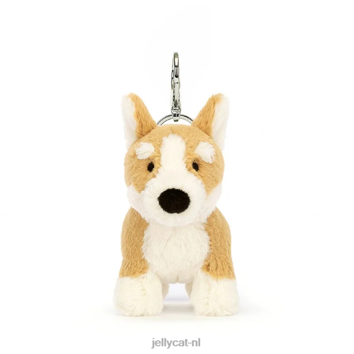 Jellycat betty corgi tasbedel honing NJJ6884 accessoire