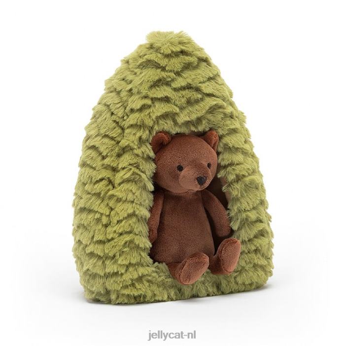 Jellycat bosfauna draagt ​​bruin NJJ68308 speelgoed-