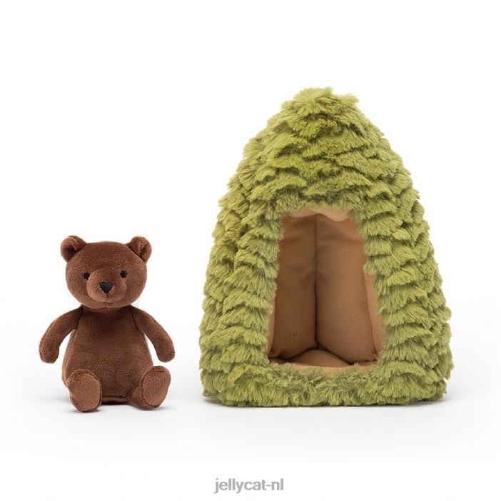 Jellycat bosfauna kikker groen NJJ68143 speelgoed-