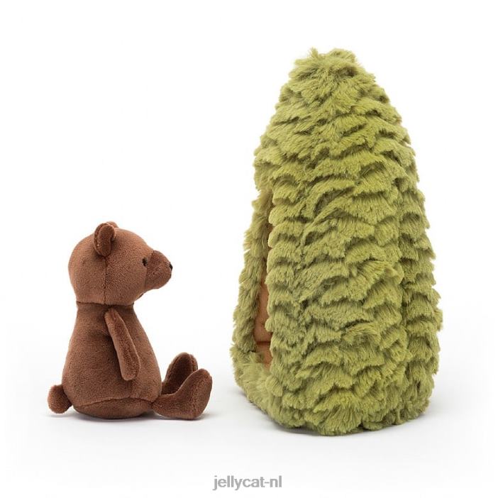 Jellycat bosfauna kikker groen NJJ68143 speelgoed-