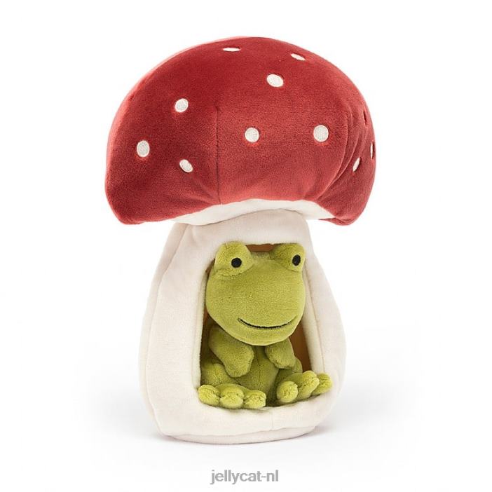 Jellycat bosfauna kikker groen NJJ68143 speelgoed-