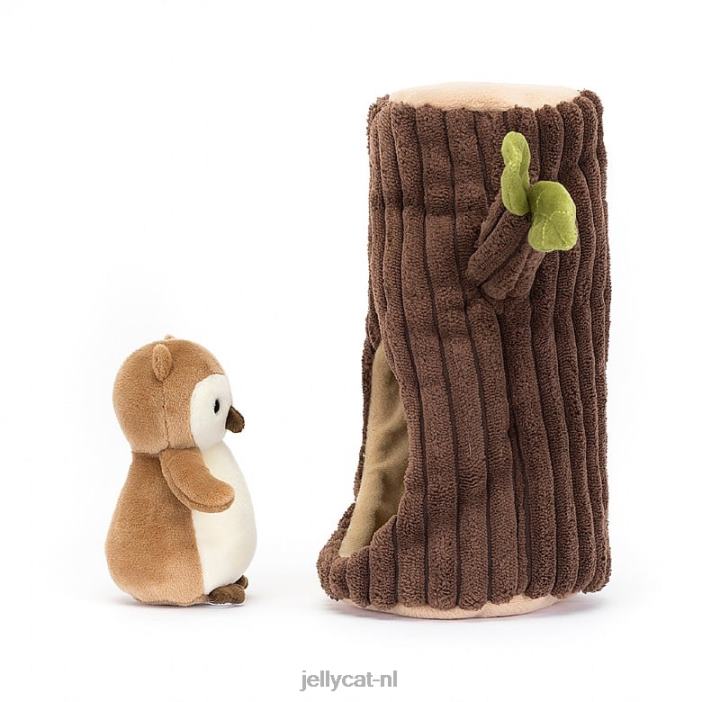 Jellycat bosfauna kikker groen NJJ68143 speelgoed-