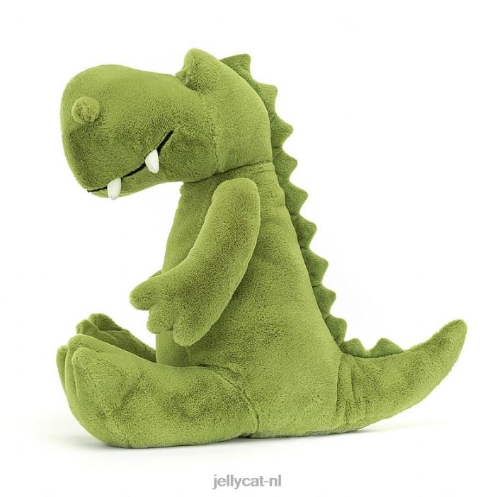 Jellycat bryno dino groen NJJ68510 speelgoed-