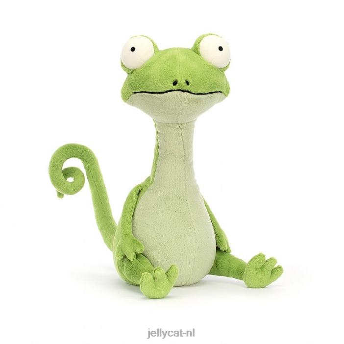 Jellycat caractacus kameleongroen NJJ68518 speelgoed-