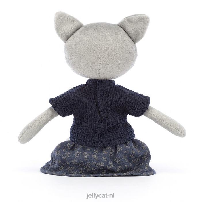 Jellycat coquette schatje kat grijs NJJ68584 speelgoed-