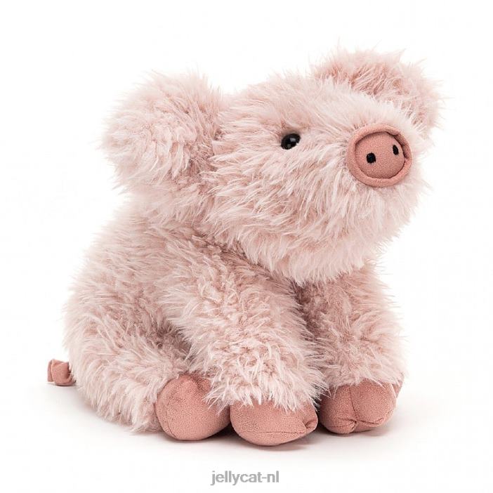 Jellycat curvie varken roze NJJ68547 speelgoed-