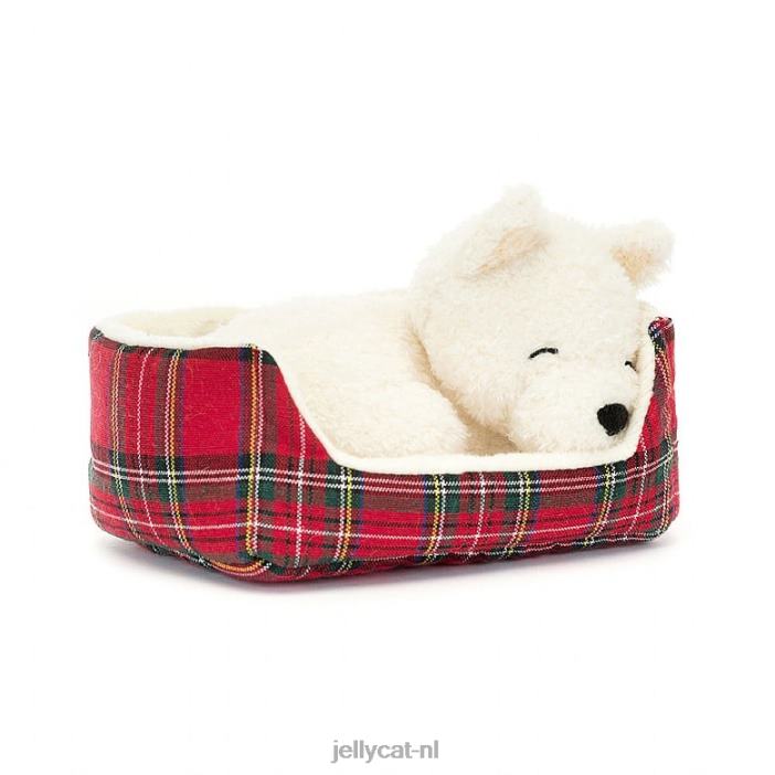 Jellycat duttende nipper westie zwart en wit NJJ68289 speelgoed-