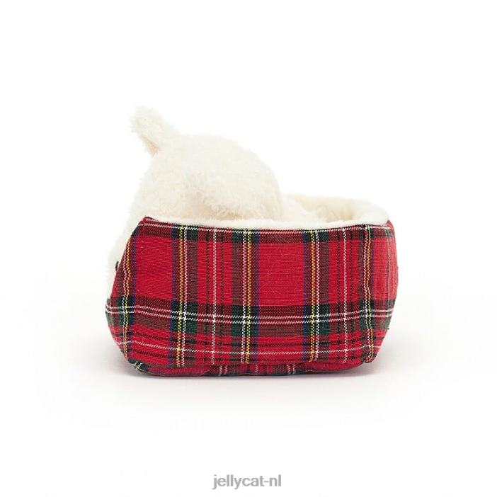 Jellycat duttende nipper westie zwart en wit NJJ68289 speelgoed-