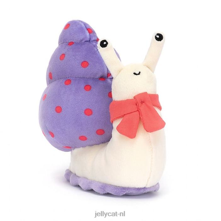 Jellycat escargot paars NJJ68263 speelgoed-